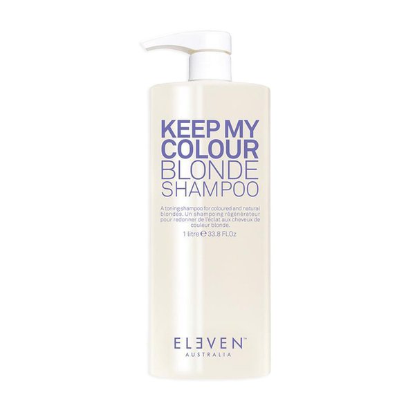 ELEVEN Australia Keep My Colour Blonde Shampoo 960ml Vaaleiden hiusten sävyä kirkastava shampoo